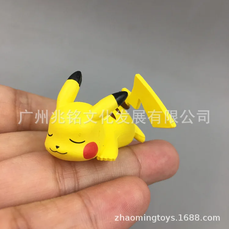 Покемон Пикачу Покемон капсула игрушка сон Артикул спящий белок Bulbasaur