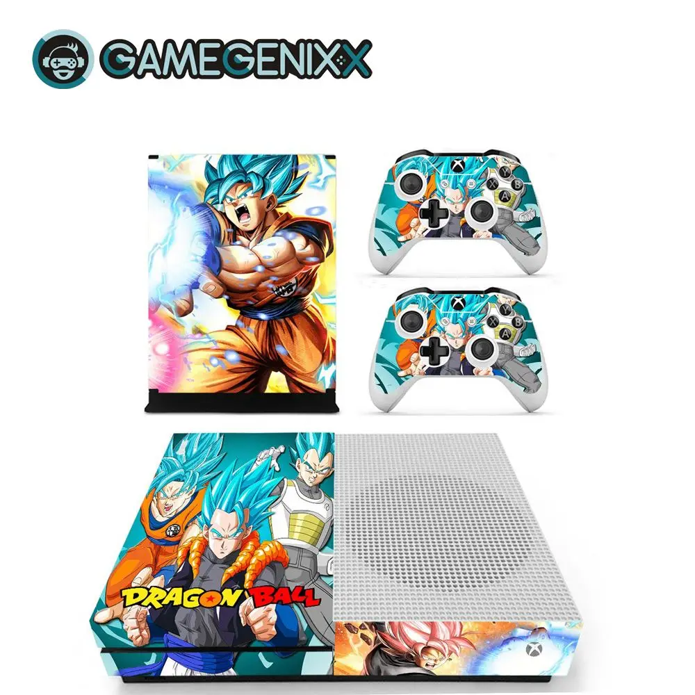 Dragon Ball Защитная Наклейка на кожу GAMEGENIXX, полный комплект для Xbox One Slim Console и 2 контроллера-Dragon Ball - Цвет: Dragon Ball