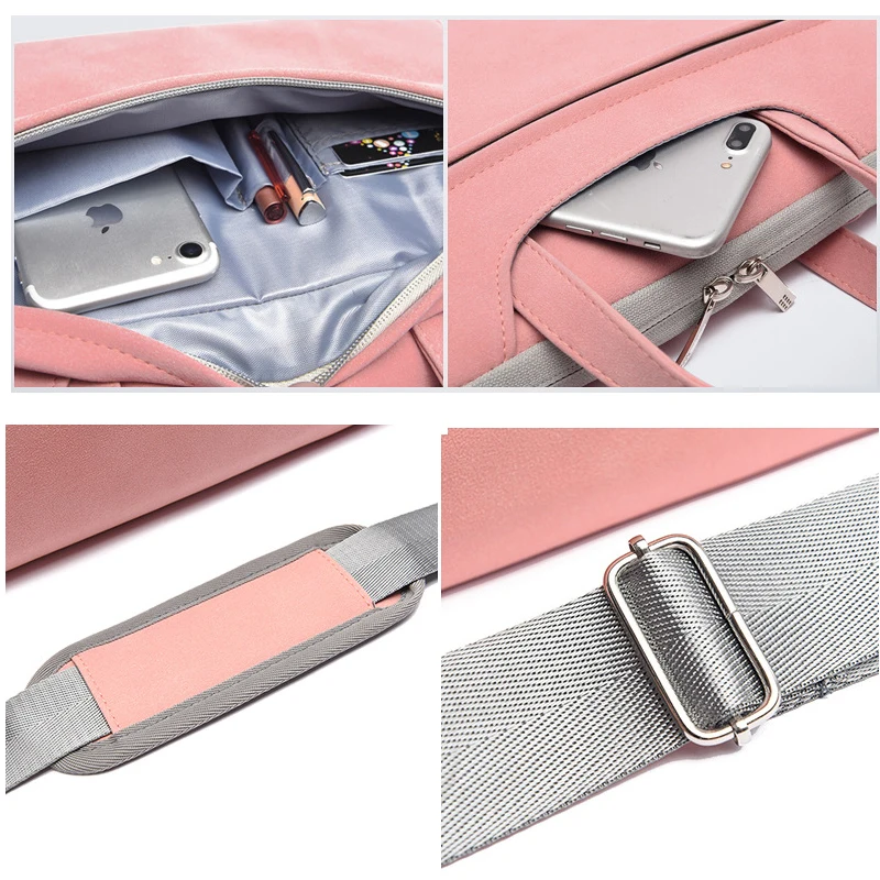 Модная сумка для ноутбука из искусственной кожи 13 3 14 15 6 Macbook Air 2018 Pro 16 2019 чехол