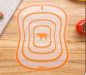 Orange Medium Кухонные гаджеты 1 шт. пластиковая разделочная доска матовая разделочная доска кухонные разделочные доски инструменты для овощей и мяса кухонные принадлежности - Цвет: Orange Medium