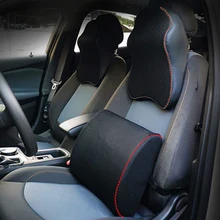 Универсальный 3D всплеск памяти Поддержка Подушка моющаяся сетка ткань автомобиль стул Нижняя задняя подушка талии массажер авто аксессуары подушка в машину подушка под поясницу автомобильная подушка поясничный упор