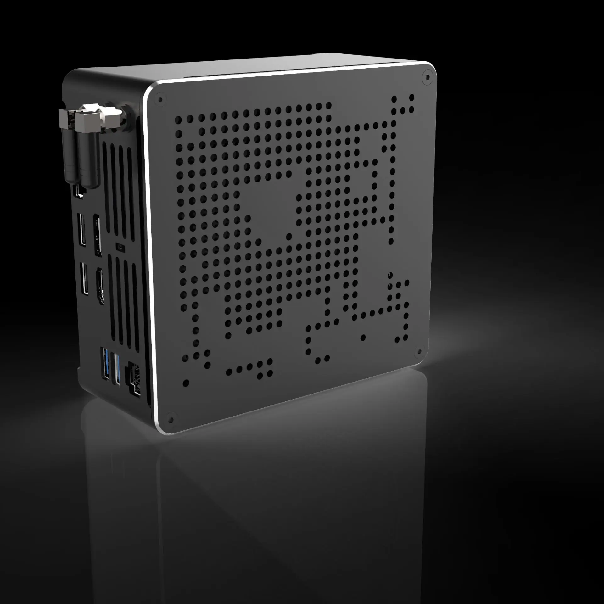 Новейший мини ПК Intel Eight Core i9 9880H 16 Мб кэш памяти компьютер с вентилятором DP HDMI2.0 Type c