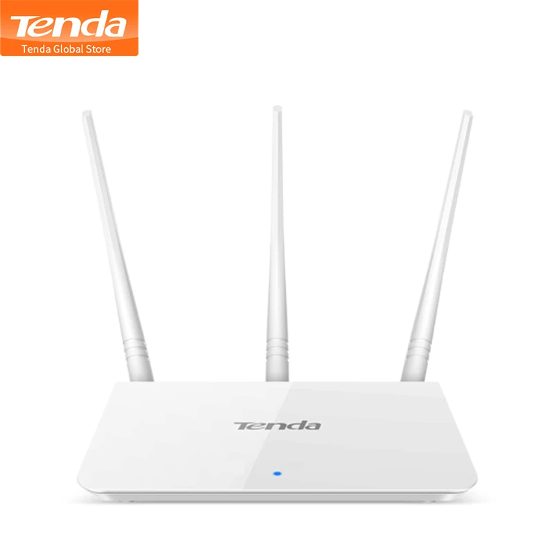 Беспроводной Wi Fi роутер Tenda F3 300 Мбит/с 2 4G репитер интерфейс на английском языке 1WAN