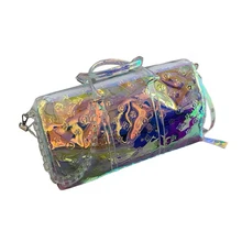 Брендовая дорожная сумка с лазерной вспышкой, модная сумка для ручной клади, сумка для переноски, чемодан для женщин и мужчин, сумка для путешествий, популярная сумка INS