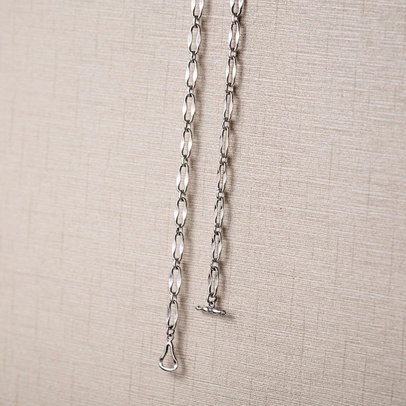 Ожерелье-чокер с толстой цепью, 925 пробы, Серебряное ювелирное изделие, антикварное короткое ожерелье, большой обруч, женское модное ожерелье