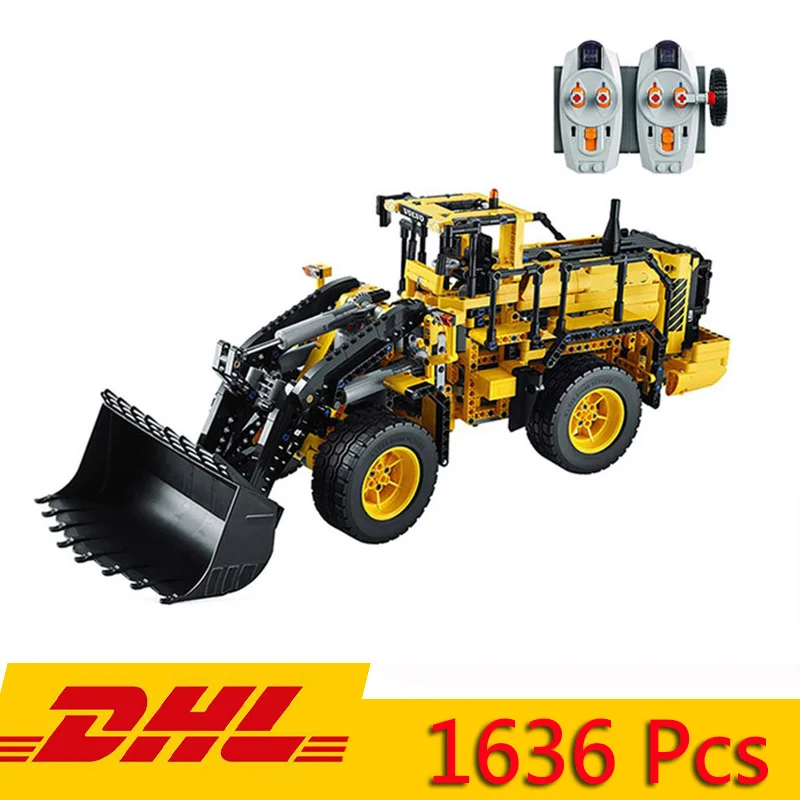 

Technic Car series Volvo L350F wheel loader Model Building Block 20006 1636pcs Toys Compatible LegoINGs Bricks 42030