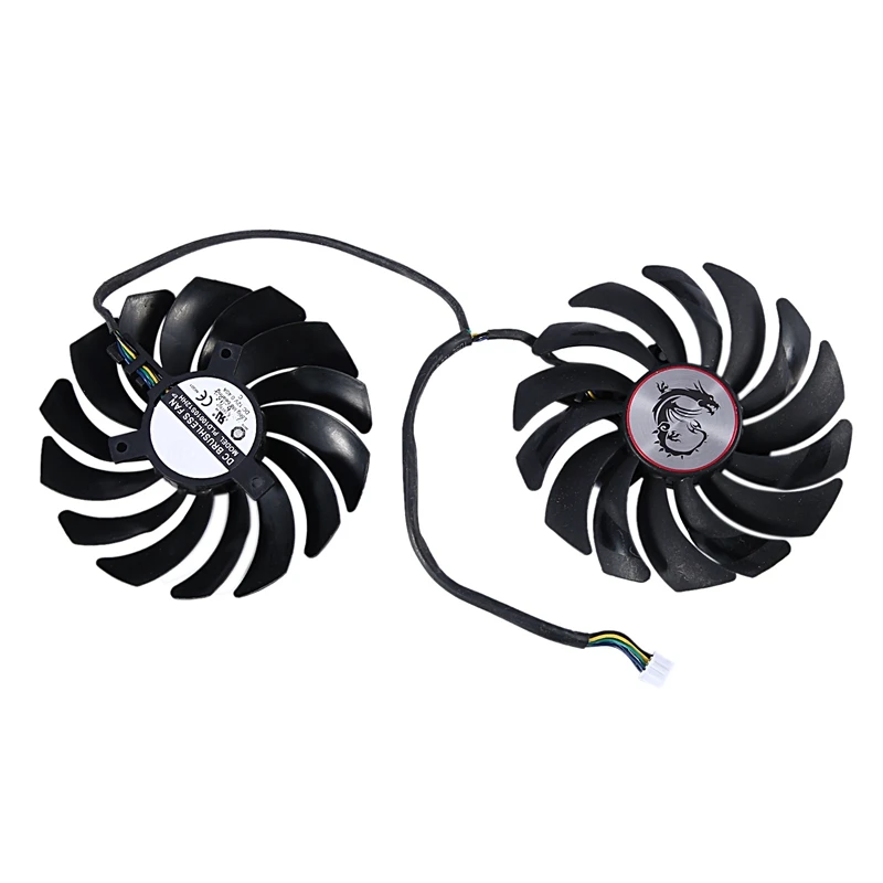 DC12V PLD10010B12HH 0.40A 4PIN вентилятор охлаждения для MSI GTX1080Ti 1080 1070 1060 RX470 480 570 580 изображения