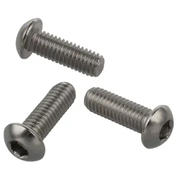 

Stainless Steel Button Head Screw, Hex Socket Bolts Type:M6 / 6mm Bolt size:M6 x 18mm Your pack quantity:20