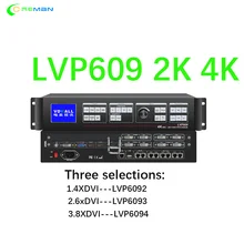 4 K/2 K полноцветный светодиодный экран дисплея VDWALL LVP609 светодиодный процессор видео высокой четкости 4 DVI/6 DVI/8 xDVI unltra HD видео стены P2 P2.5 P3 P4