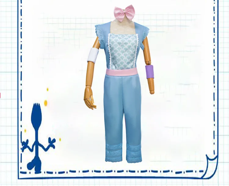 New Style Toy Story 4 Shepherdess Character Cosplay Clothes Cosplay Costumes