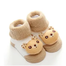 Коллекция года; сезон осень-зима; хлопковые носки с героями мультфильмов для малышей; Нескользящие тапочки; мягкие носки для маленьких девочек; одежда высокого качества