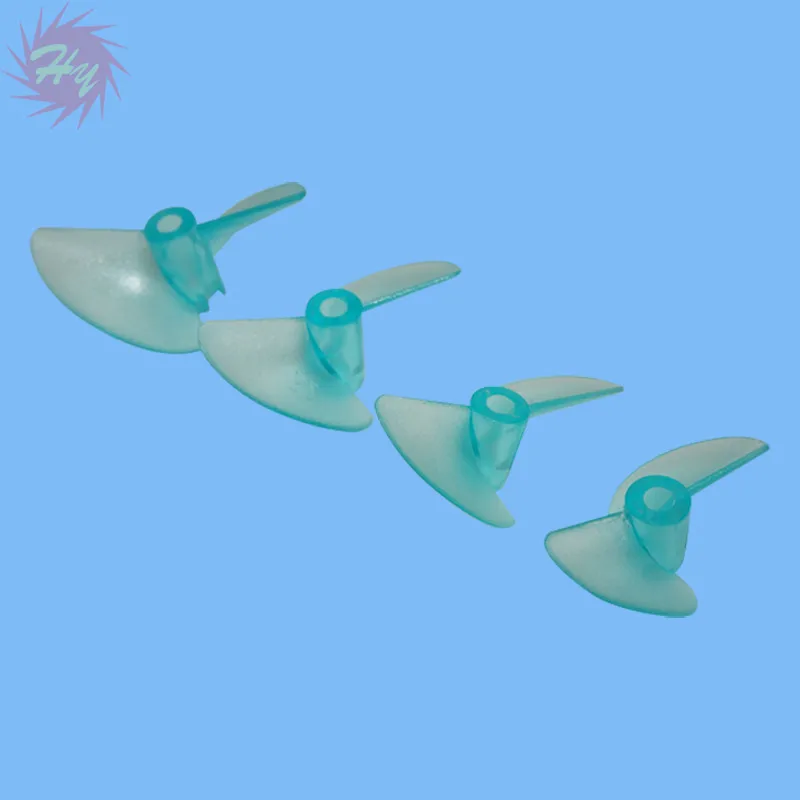 

5 Pcs DIY RC Boat Models 2-Blade Boat Propellers(PC Transparent Blue) CW