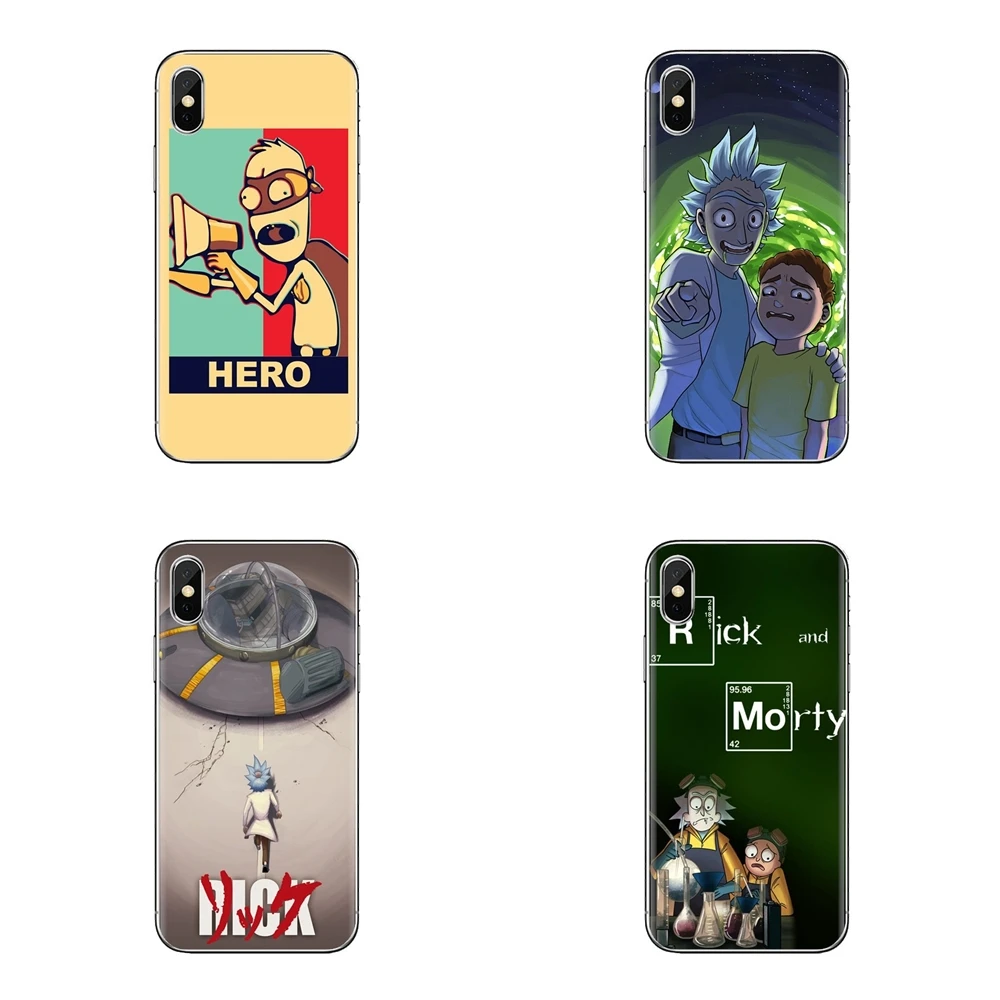 Чехол rick and morty для samsung Galaxy S2 S3 S4 S5 MINI S6 S7 edge S8 S9 Plus Note 2 3 4 5 8 Coque Fundas мягкий чехол из