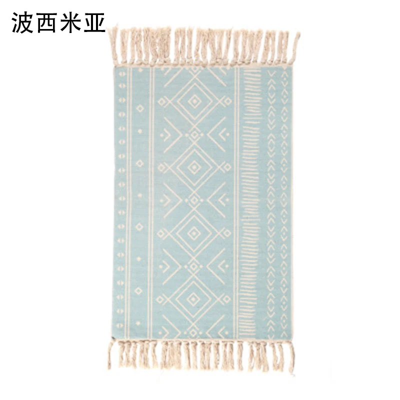 13 Yomdid Boho домашнее декоративное хлопковое белье ручной работы коврики Мандала геометрический напольный коврик спальня гостиная ковер с кисточками - Цвет: 13