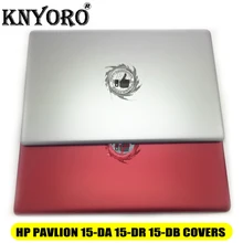 Новинка для hp PAVLION 15-DA 15-DR 15-DB ЖК-дисплей Чехлы для задней панели P/N L20440-001 L20434-001 красный/серебристый