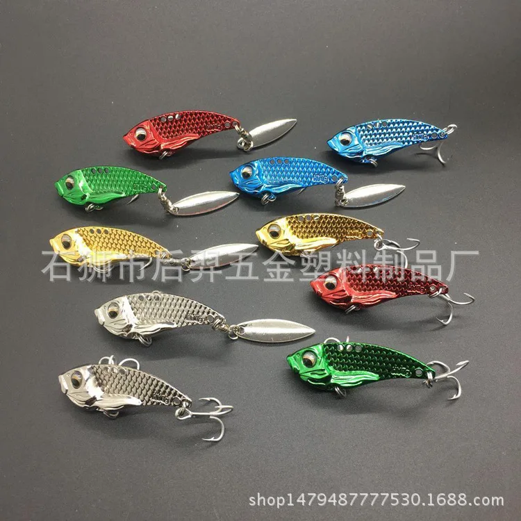 Приманка металлические блестки весь плавательный слой Tremor Metal VIB Lure 7 грамм 4,1X1. 4