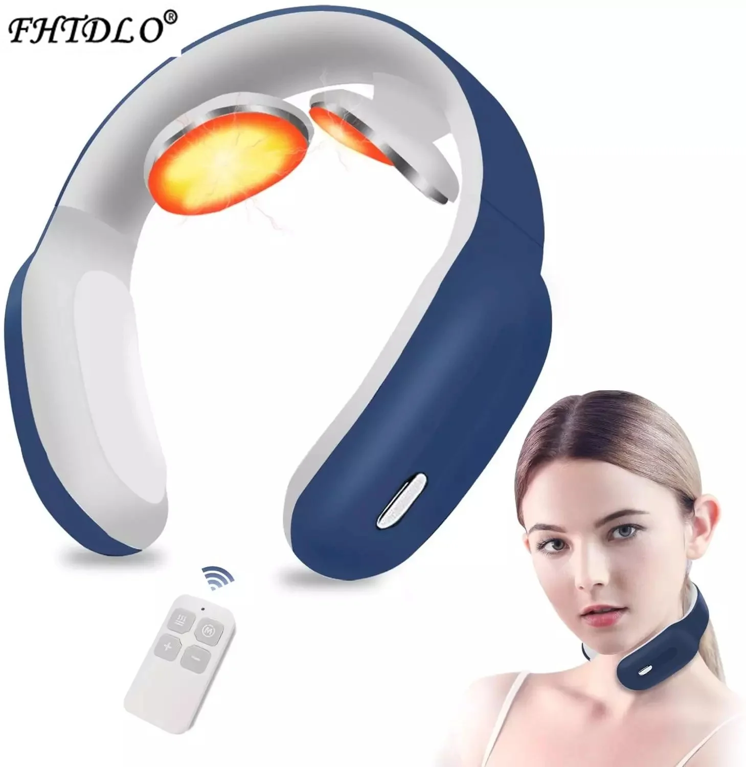 Smart Electric Neck and Shoulder Massager Low Frequency Magnetic Therapy Pulse Pain Relief Tool  Health Care Relaxation