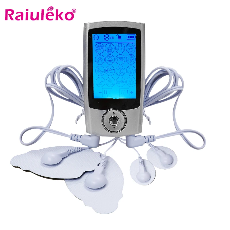 Completo Del Corpo Decine Di Agopuntura Elettrico Massager Di Terapia Ems Stimolatore Muscolare Meridiano Fisioterapia Massaggiatore Apparecchi Massag