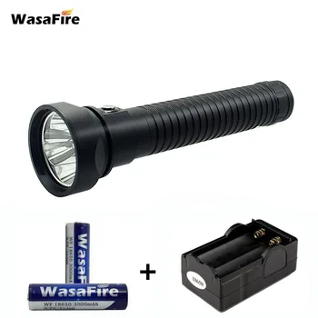 

Powerful 4*L2 Dive Lantern Waterproof 4-Mode Led Scuba Flashlight Underwater Diving Torch with 18650 Battery+Charger for Camping