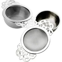 SEAAN, 4 шт., ситечко для чая, круче, нержавеющая сталь, мелкая сетка, фильтр для заваривания чая, терка, ситечко для чая
