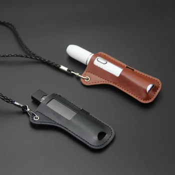 

New Leather Neck Lanyard Carrying Pouch Pocket Case Bag for RELX YOOZ FLOW MOTI Uwell Kit Small Pod Vape E-Cigarette Accessories