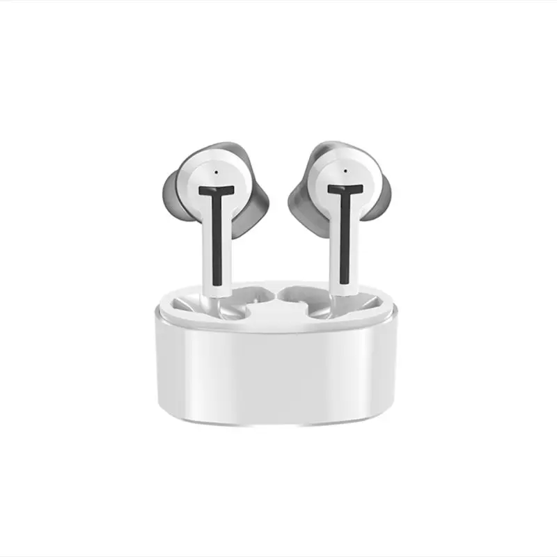 1 пара Беспроводной Bluetooth 5,0 аудио наушники стерео бинауральные с зарядный чехол для занятий спортом бега Применение поставки D08A - Цвет: -BK