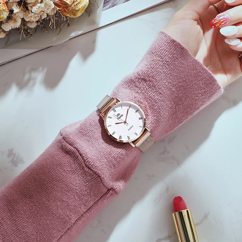 

Trill Wrist Watch Ma'am Student Concise Trend Waterproof Leisure Time Atmosphere Quartz Woman Surface