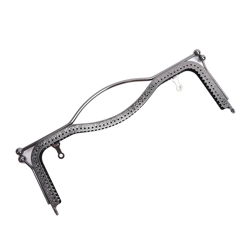 1X 27cm Metal Frame Clasp DIY Handbag Coin Purse Lock Arch Frame Accessories