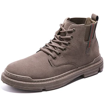 

2020 New Fashion Business Leather Boots Snow Boots Men Casual Boots