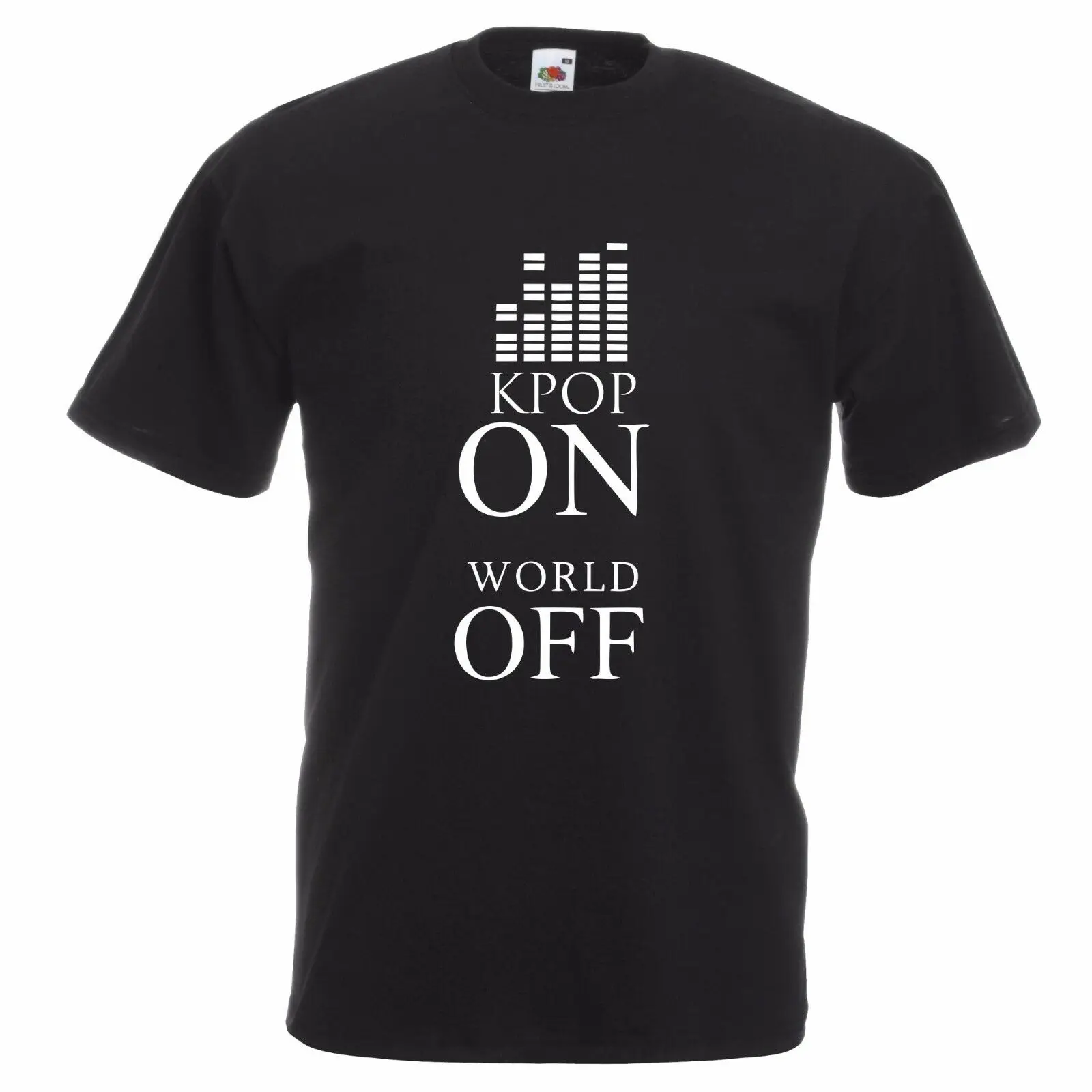 KPOP On World Off T Shirt Infinite GOT7 2PM Seventeen GFriend CNBLUE мужская летняя футболка с круглым вырезом