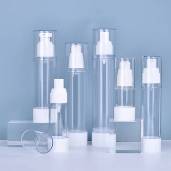 

15/30/50/100ml Air Pump Bottle Vacuum Reusable Refillable Plastic Travel Bottles Lotion Pump Containers Spray Dispenser