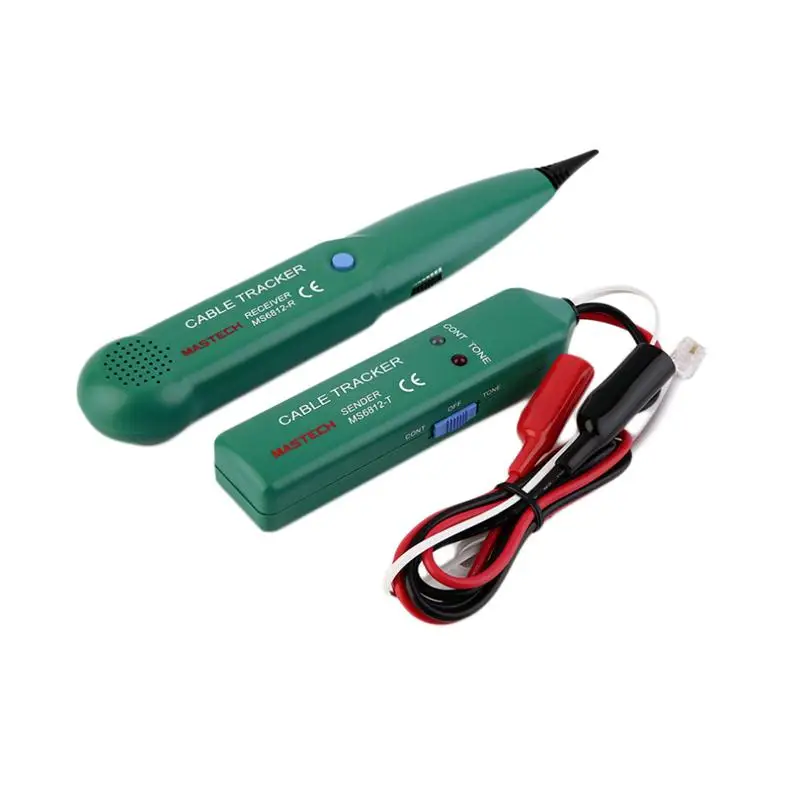 Original MASTECH MS6812 Telephone Wire Tracker LAN Network Cable Tester for UTP STP Cat5 Cat6 RJ45 RJ11 Line Finding Testing