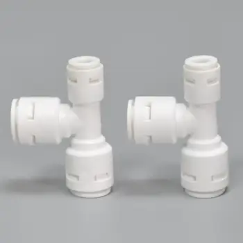 

5 pcs water purifier fitting 1/4 x 3/8 x 3/8 three-way quick connector Ultrafiltration machine assembly accessories