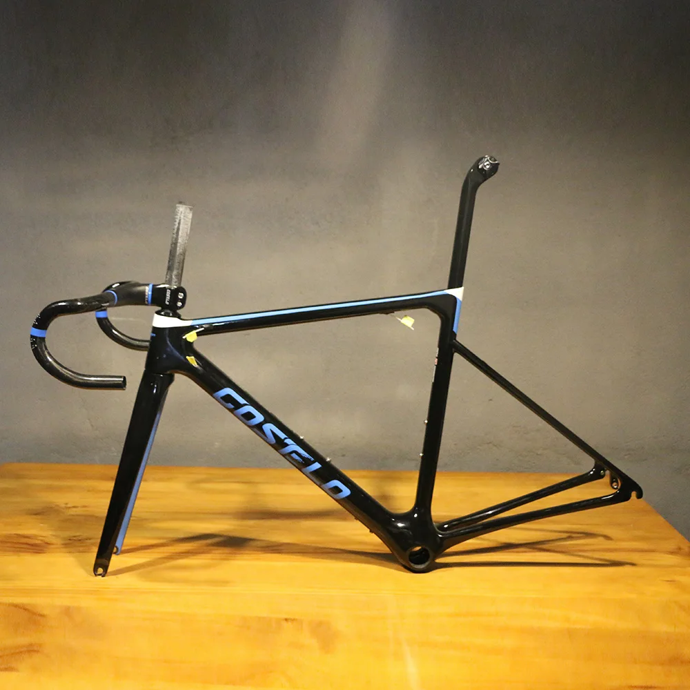 Sale 2019 disc Costelo Speedmachine1.0 carbon fiber road bike frame with handlebar bicicleta frame carbon fiber bicycle frame fork 4