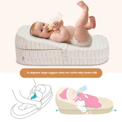 Coussin d'allaitement réglable pour bébé, coussin Anti crachat, fournitures pour bébé, tapis d'alimentation pour nouveau né 