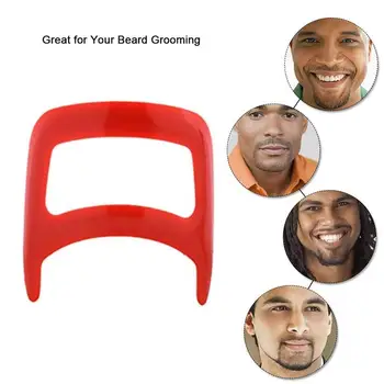

Men Beard Shaping Styling Template Comb Hair Styling Beard Stylist Neck Hair Trimming Ruler Comb Beauty Tool Trim Template Oval