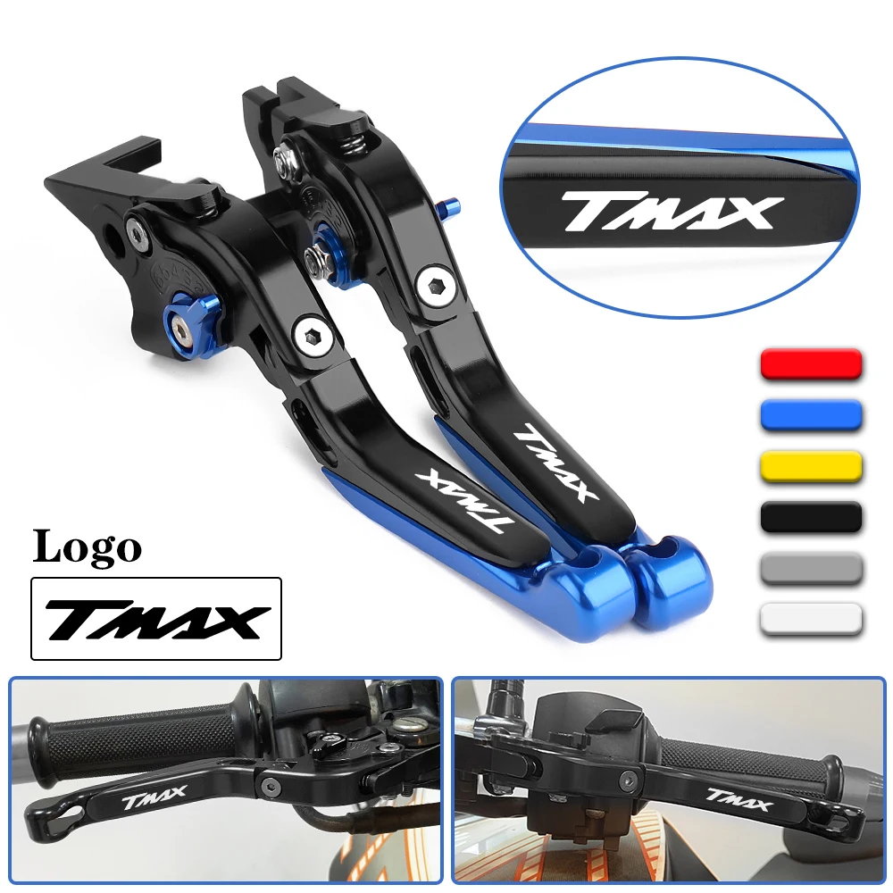 Cnc Pieghevole Allungabili Leve Freno Per Yamaha T-Max 530 Tmax 530 Tmax 530 Sx Tmax 530 Dx 2012-2018 T-Max 500 2008-2011