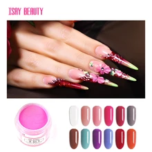 ISAYBEAUTY, 2 в 1, погружающийся акриловый порошок, 3D кончики, для украшения ногтей, профессиональный, долговечный, без лампы, для лечения, порошок, акриловые ногти