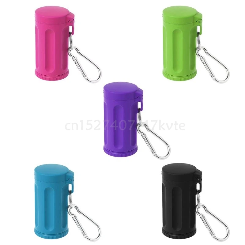 Outdoor Smoking Accessories Portable Mini Pocket Lid Ashtray Windproof Key-chain For Travel portable ashtray