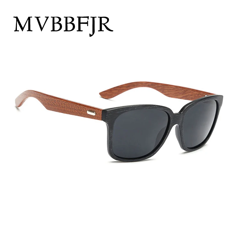 MVBBFJR модные Бамбуковые мужские Солнцезащитные очки женские деревянные