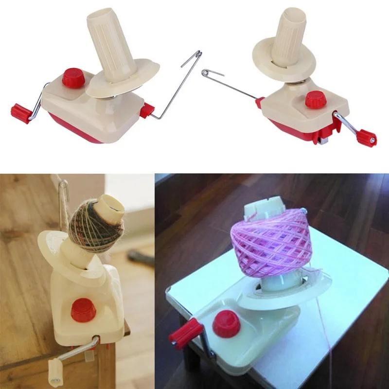 Прядильная машина DIY Швейные Инструменты для ремонта Ремесла ручная шерстяная намотка-держатель струна из волокна шариковая бобина для ниток кабельная машина