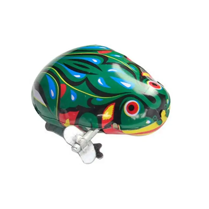 Jumping Frog Model Wind-up Clockwork Tin Toy Kids Retro Education Classic Toy for Collectible Jumping Frog Model Wind-up Clockwork Tin Toy Kids Retro Education Classic Toy for Collectible