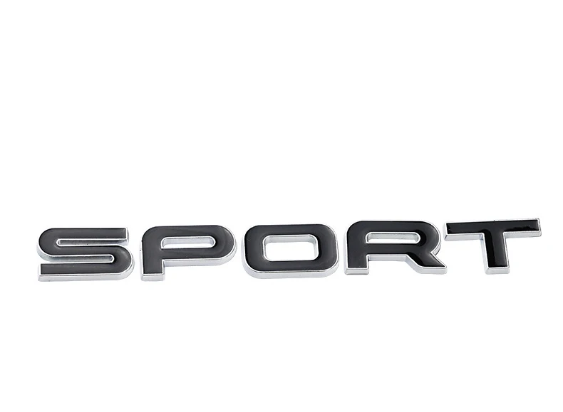 Эмблема с буквами для Range Rover SPORT HSE, автомобильный Стайлинг, переоборудование, эмблема на багажник, логотип ABS, наклейка, черный, красный, шрифт