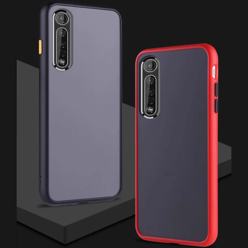 Coque Cover Case For Motorola Moto G8 Plus Play ONE MACRO Matte Transparent Luxury Shockproof Hard Acrylic Back Slim Protective |