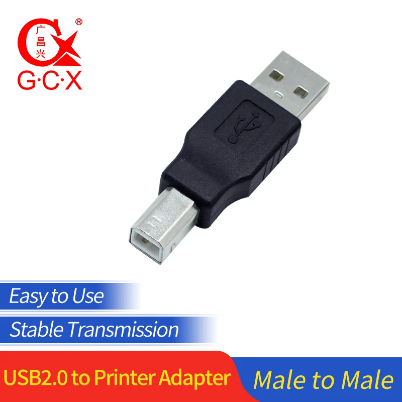 USB 2 0 A папа к B принтер разъем адаптер AM BM кабель конвертер|Компьютерные кабели и