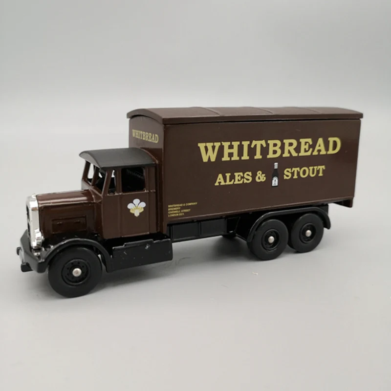 Collection Of Boutique Models 1/43 London Whitbread Beer Retro Six-wheeled Model Alloy Die-casting Vintage Truck Toy Car