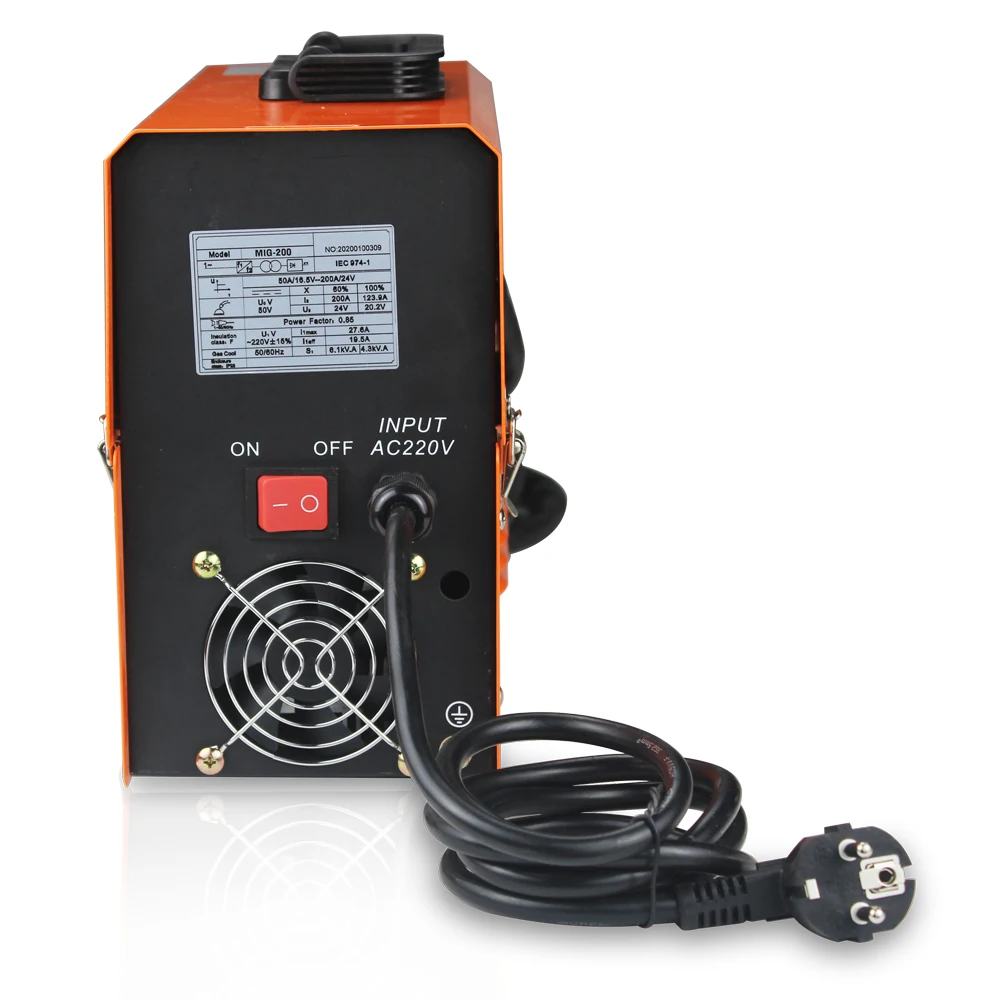 US $123.59 Mini MIG200 AC220V 5060Hz IGBT MIG MMA TIG Gasless Welding Machine Welder Welding Equipment Replace Manual Soldering Tool