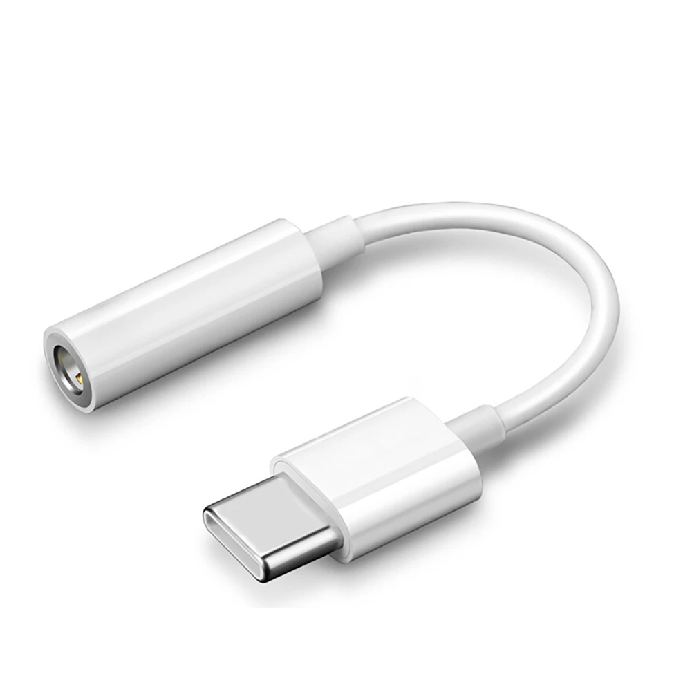 Type-C To 3.5mm AUX Headphones Adapter For Huawei Mate 20 P30 Pro for Xiaomi Mi 8 9 SE Type C 3.5 Jack Earphone Audio Cable | Мобильные