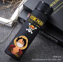 Anime Vacuum Cup One Piece Luffy Cosplay 304 Stainless Steel Thermos Vacuum Flask Coffee Mug Water Bottle Boyfriend Custom Gift