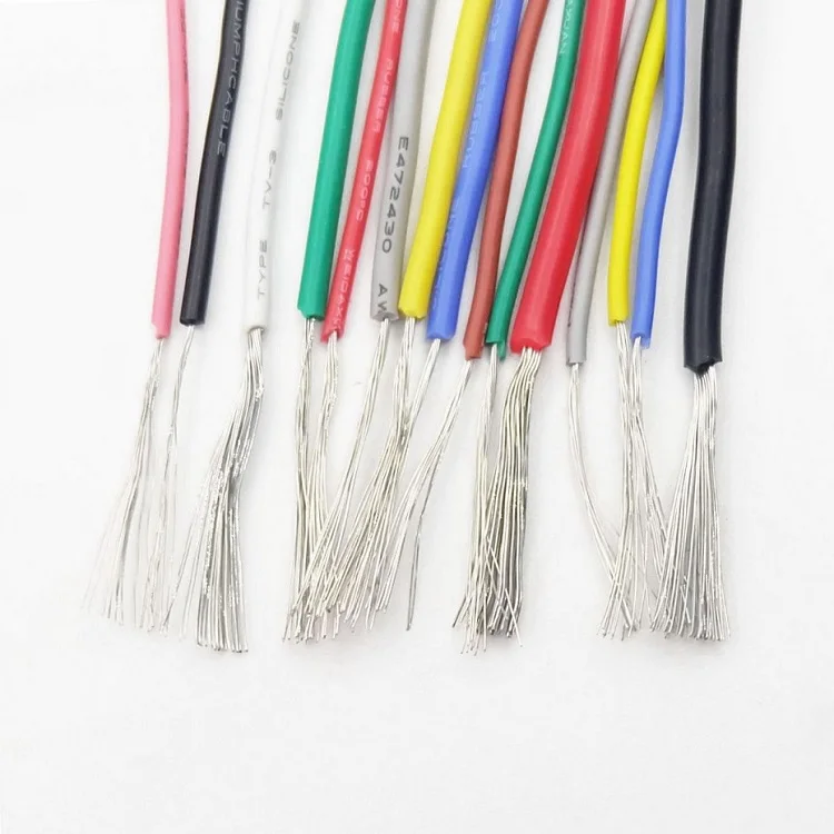 Силиконовый резиновый провод 1 м 16awg электронный медный изолированный